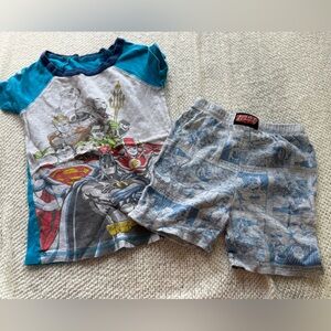 Marvel Justice League Boys Cotton Short sleeve shorts pajamas